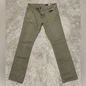Volcom Vorta Slim Straight Pants - Men’s 34X32 (Olive Green)